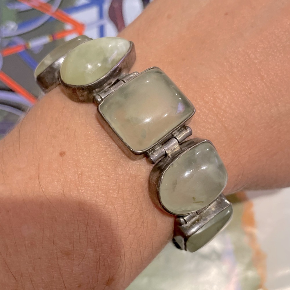 ⭐️ AMAZING ONE OF A KIND CITRINE NATURAL STONE HANDMADE BRACELET FROM AFRICA ⭐️